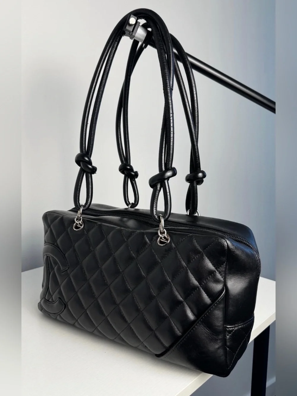 Chanel Cambon Bowler reporter Bag classic flap mini